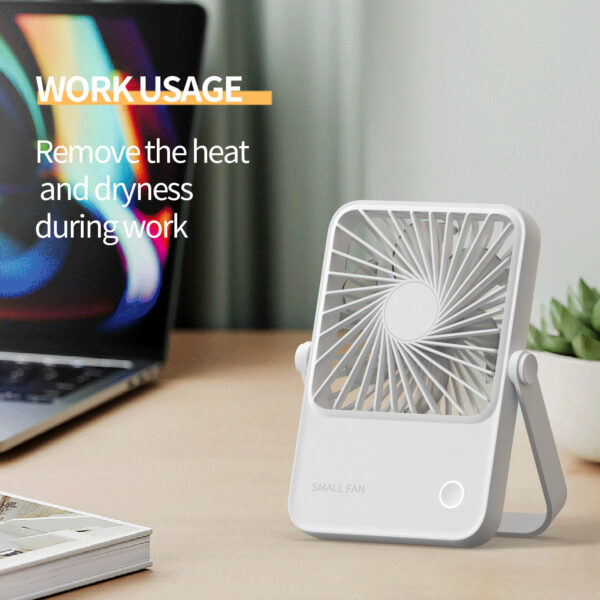 portable and foldable desktop fan