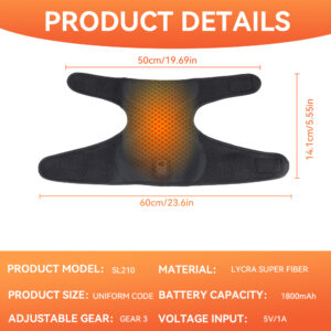 SL210 Rechargeable Heated Knee Wrap - view 2