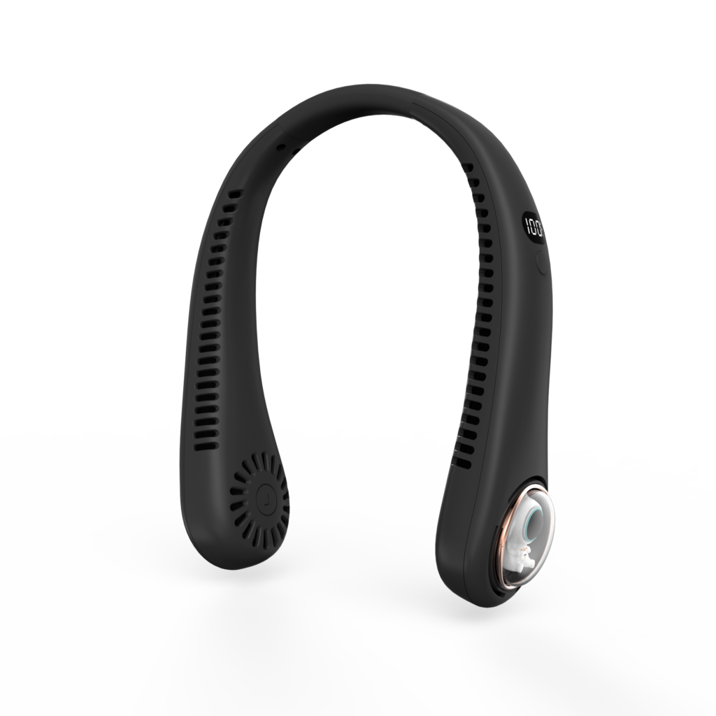 SL611 Digital Display Capsule Neck Fan